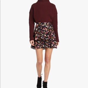 A.L.C. Baxter Printed Tiered Silk Skirt 6